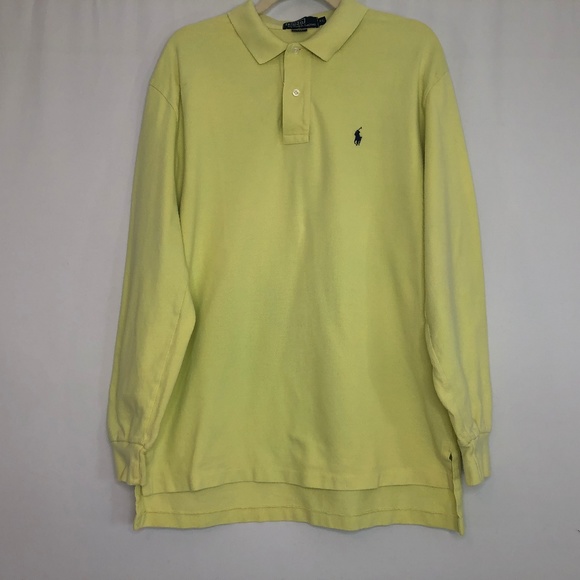 pastel color polo long sleeves